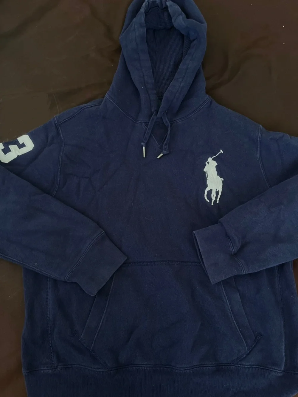 Polo Ralph Lauren Men's Navy Blue Pullover Hoodie - Size [M]